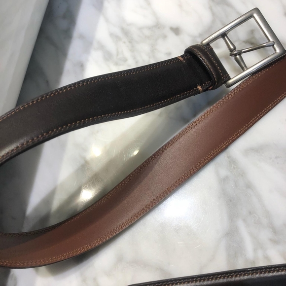 Leather belt